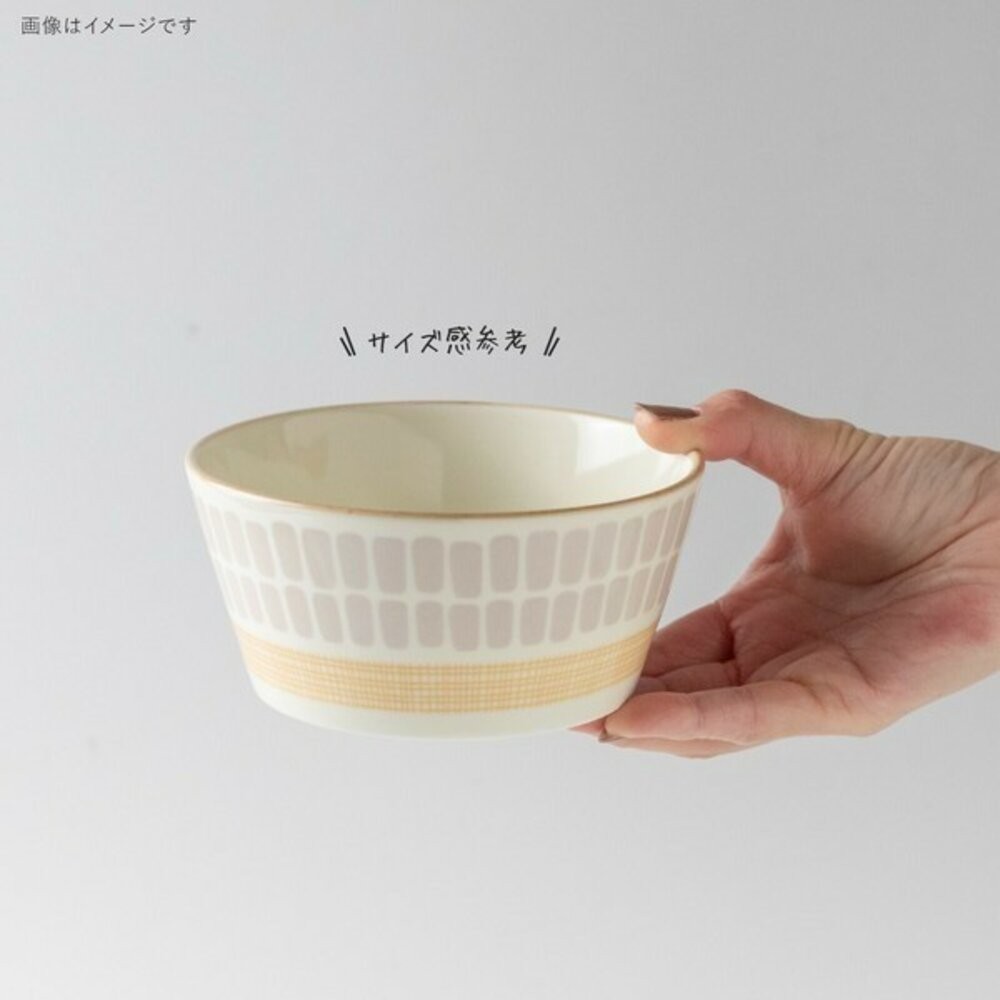 日本製造 美濃燒 amis 飯碗 PLANTAREE 湯碗 麥片碗 格子碗 多用碗 日式碗-規格圖9