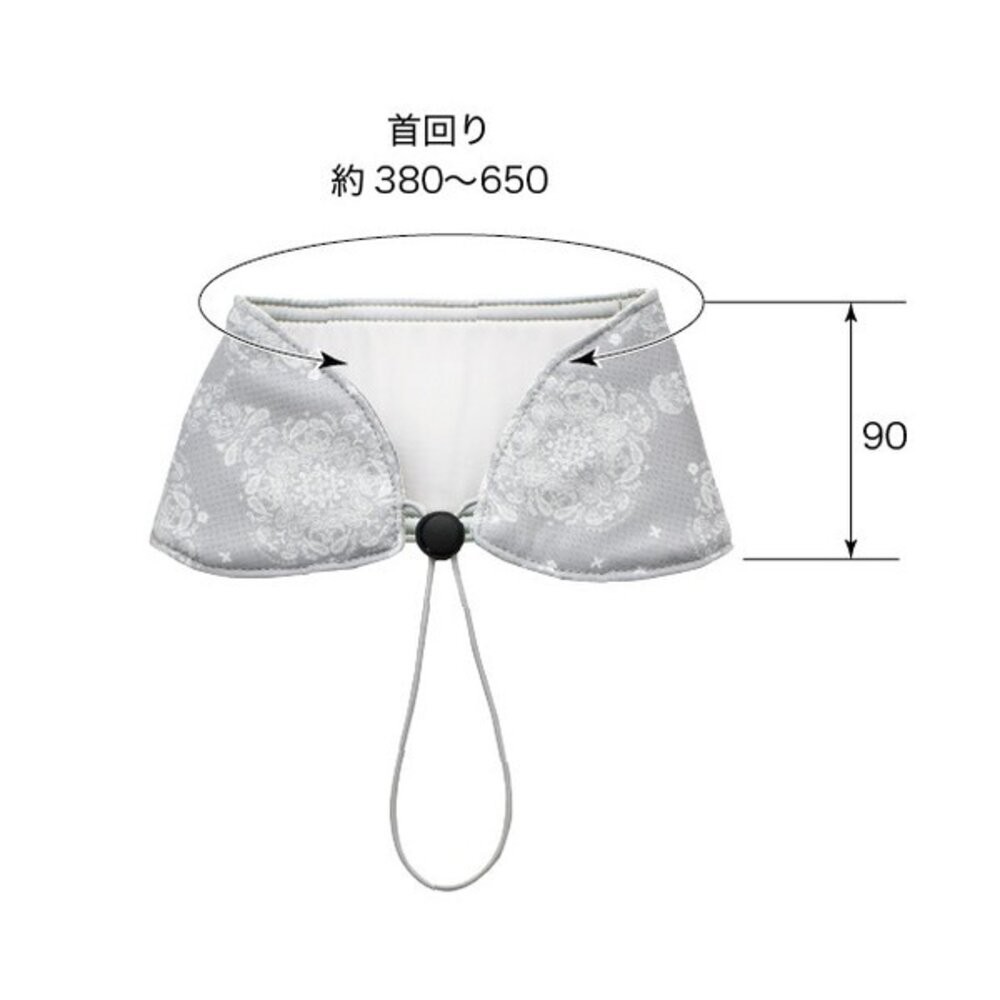 日本 男女適用抗菌涼感頸套束帶款 附保冷劑 | 涼感巾 防曬圍脖 脖子防曬 涼感防曬 爬山 跑步 露營 日本進口-細節圖9