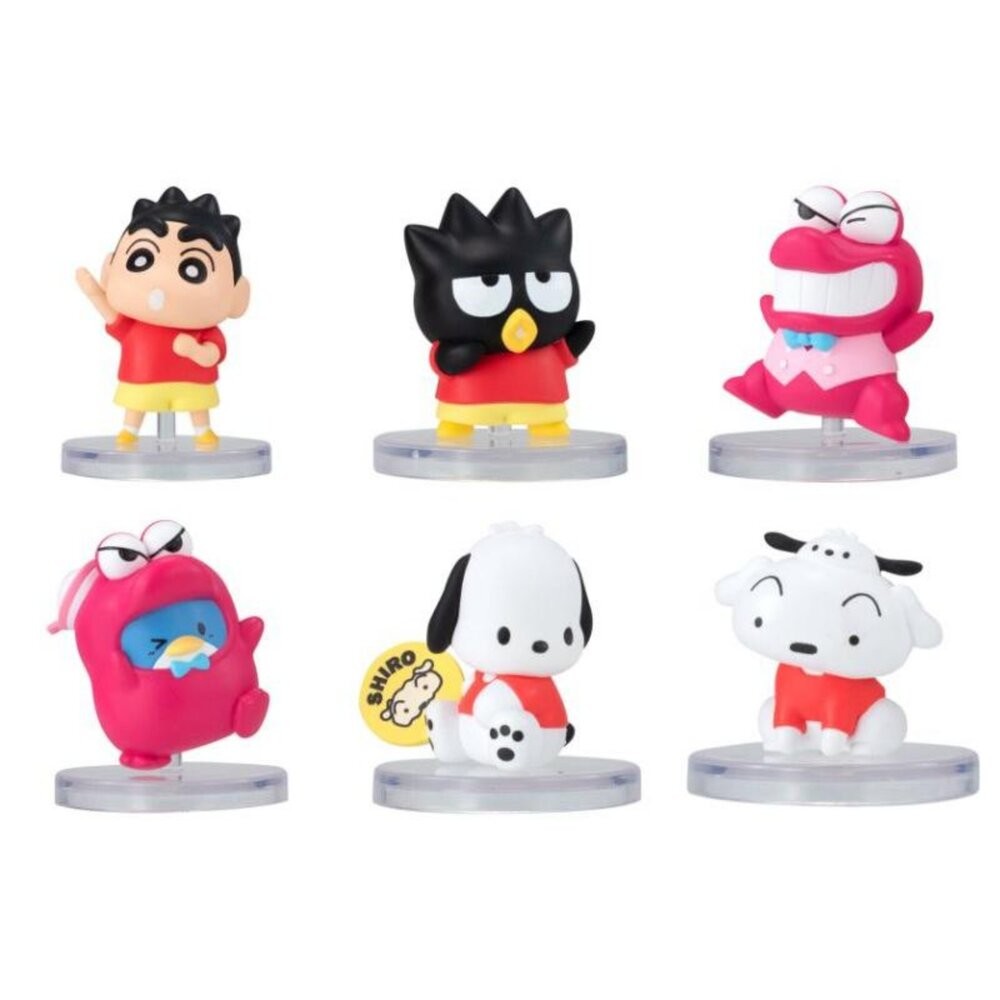日本萬代Bandai 蠟筆小新x三麗鷗 Hapidanbui 扭蛋 | 聯名扭蛋 公仔 sanrio-細節圖2