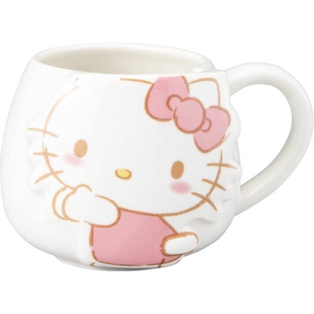 日本 三麗鷗 SANRIO 尾巴造型馬克杯 355ml | 布丁狗 kitty 盒裝 陶瓷杯 水杯 咖啡杯 日本進口-規格圖7