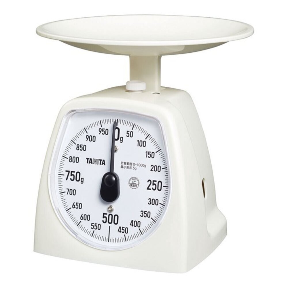 日本製 TANITA 指針式料理秤1kg 白色 KA-441 免電池 食物秤 料理秤 磅秤 烘焙秤 秤重器 日本進口-細節圖2