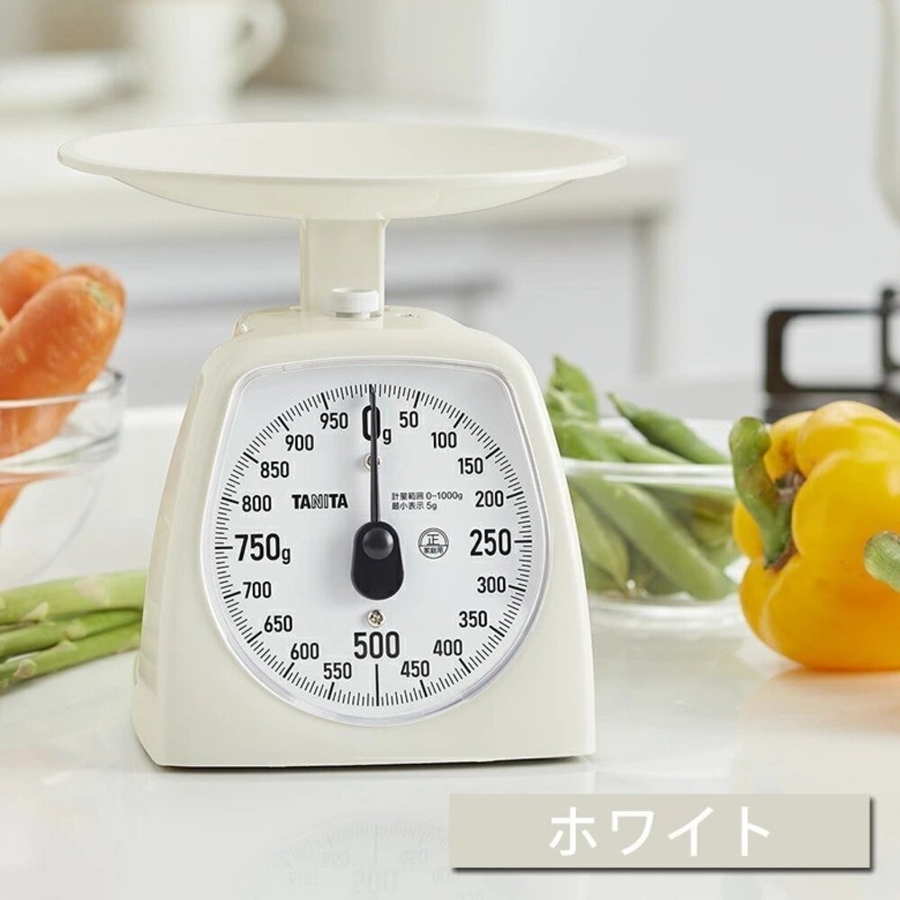 日本製 TANITA 指針式料理秤1kg 白色 KA-441 免電池 食物秤 料理秤 磅秤 烘焙秤 秤重器 日本進口-細節圖4