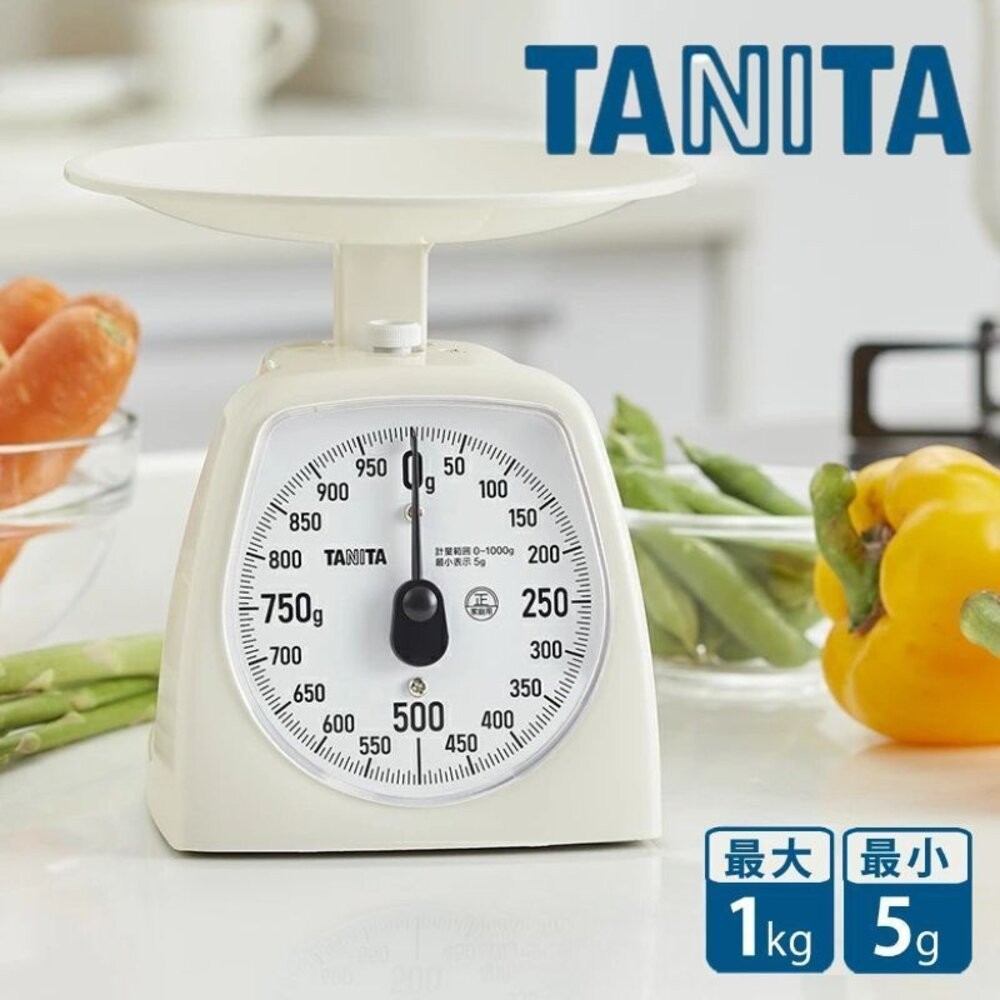 日本製 TANITA 指針式料理秤1kg 白色 KA-441 免電池 食物秤 料理秤 磅秤 烘焙秤 秤重器 日本進口-細節圖5