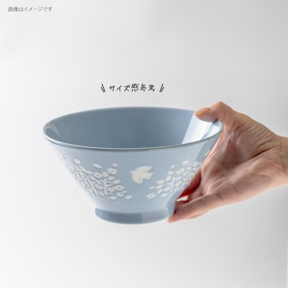現貨 日本開運餐盤 LINTU 小鳥 植物 圓盤 大盤 拉麵碗 馬克杯 兩色可選 北歐風 手繪花鳥 陶瓷盤 日本進口-細節圖8