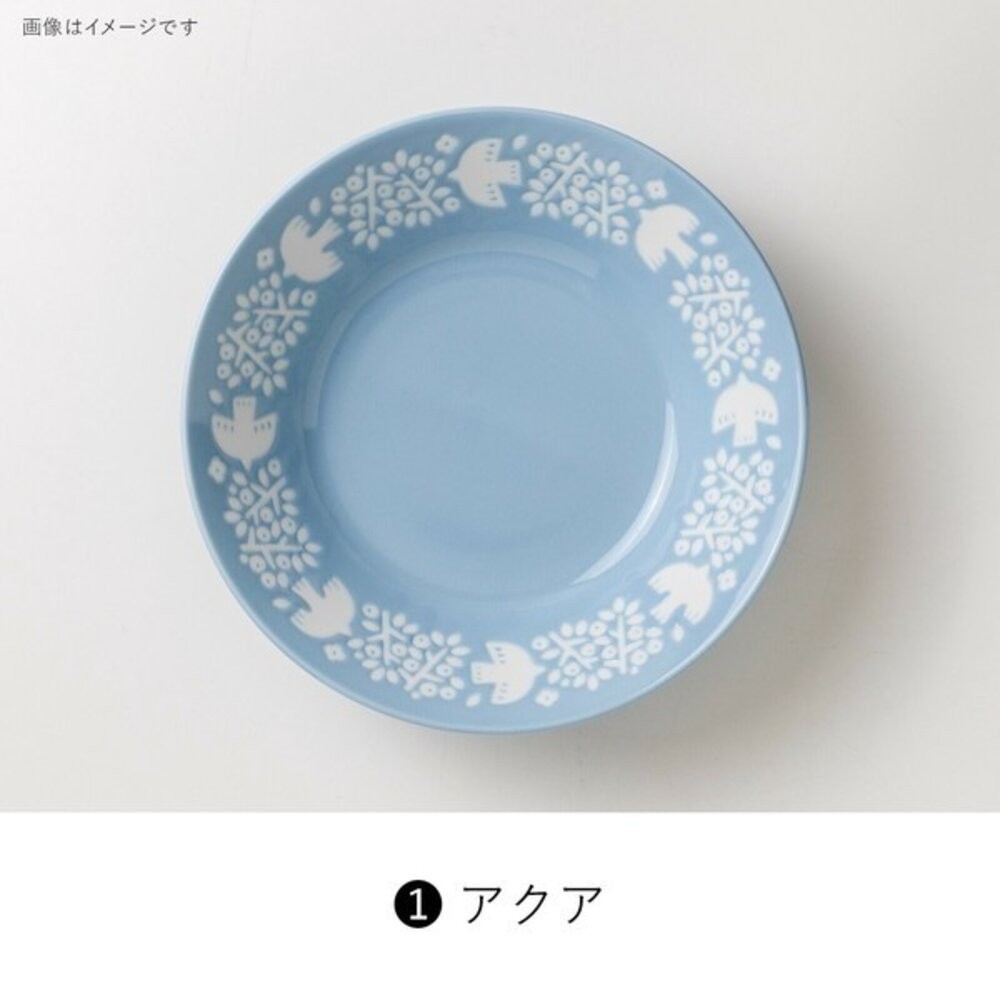 現貨 日本開運餐盤 LINTU 小鳥 植物 圓盤 大盤 拉麵碗 馬克杯 兩色可選 北歐風 手繪花鳥 陶瓷盤 日本進口-規格圖9