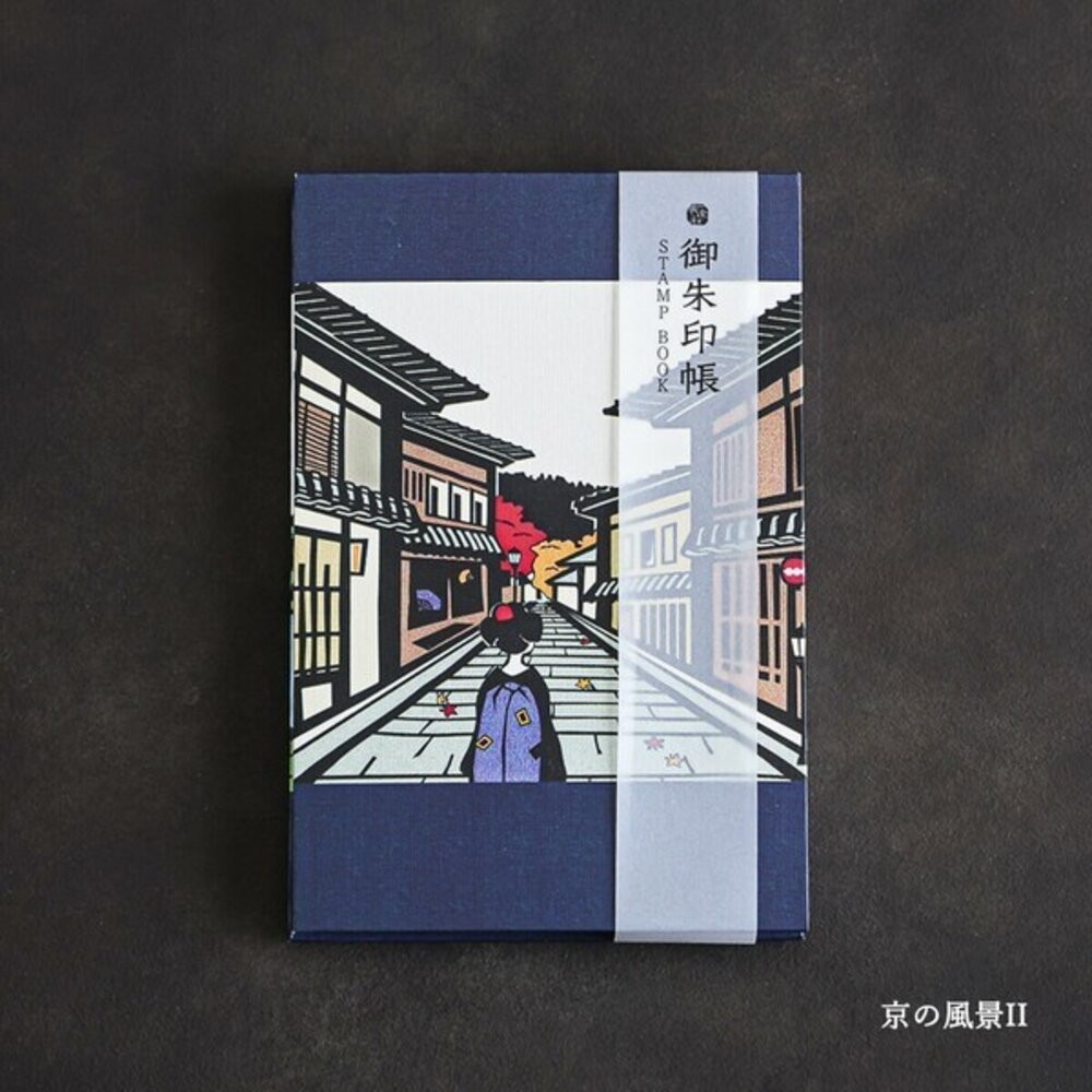 日本進口 浮世繪 御朱印帳 神奈川沖浪裏 旅遊手帳 集章 集郵本 筆記本 畫本 五重塔 藝術收藏-規格圖8
