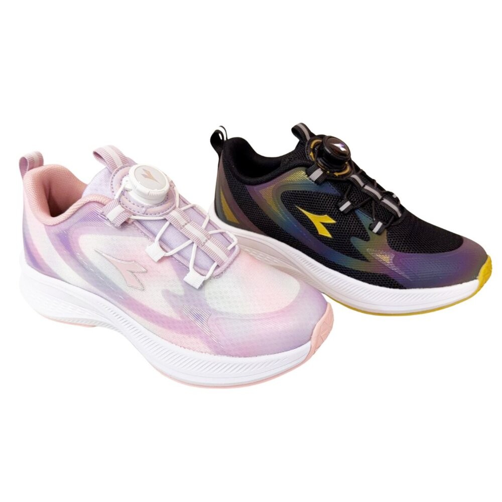 DIADORA 4E超寬楦慢跑鞋 足弓支撐鞋墊 防滑透氣 輕量兒童運動鞋-細節圖6