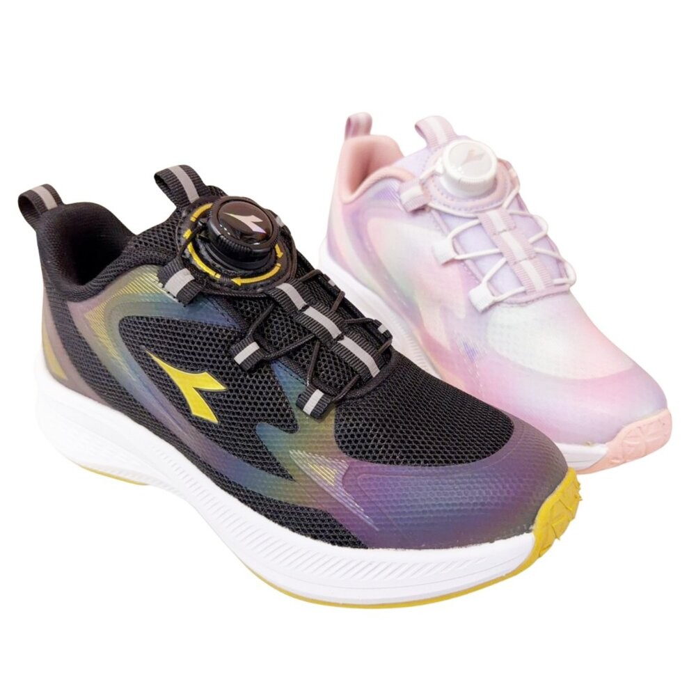 DIADORA 4E超寬楦慢跑鞋 足弓支撐鞋墊 防滑透氣 輕量兒童運動鞋-細節圖7