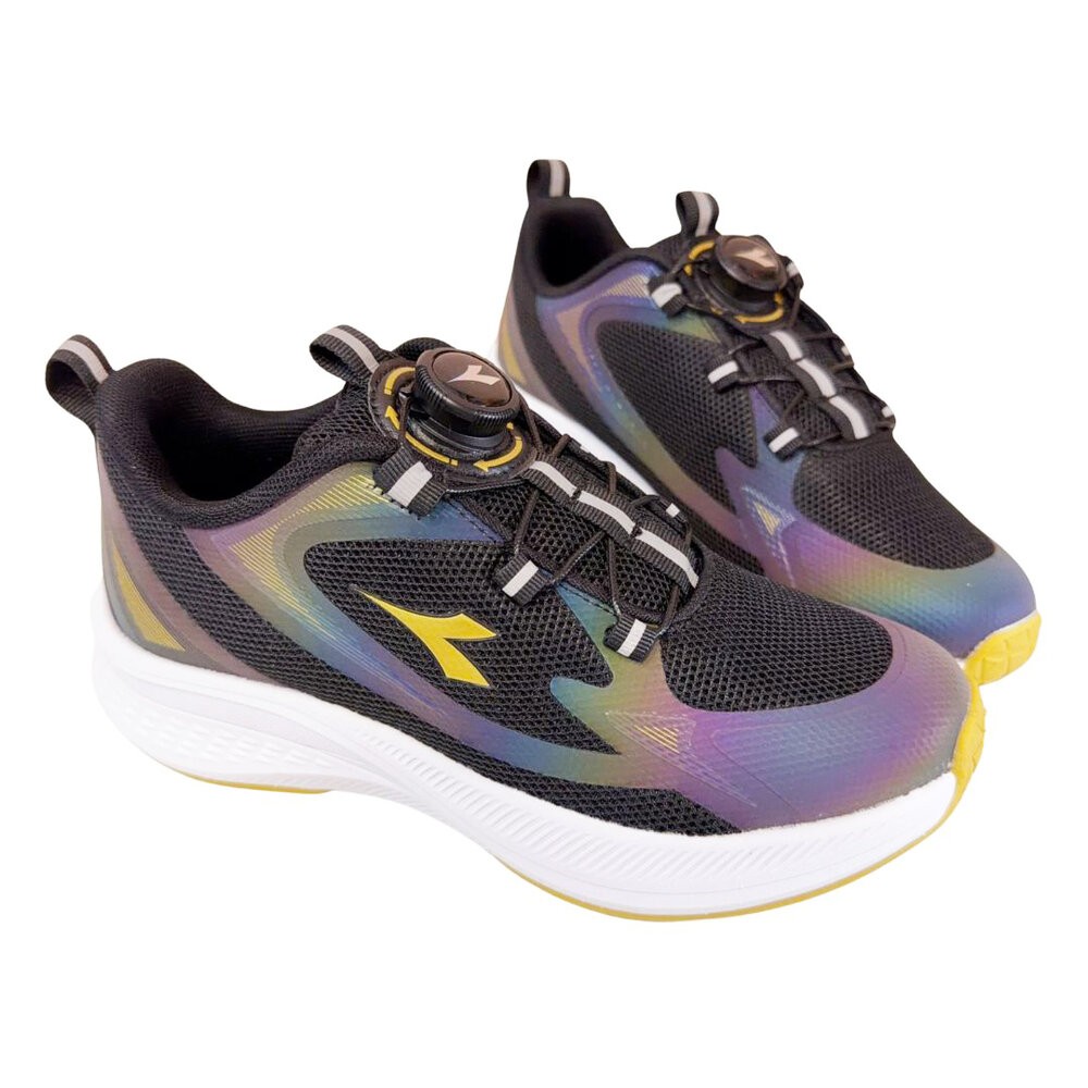 DIADORA 4E超寬楦慢跑鞋 足弓支撐鞋墊 防滑透氣 輕量兒童運動鞋-規格圖9