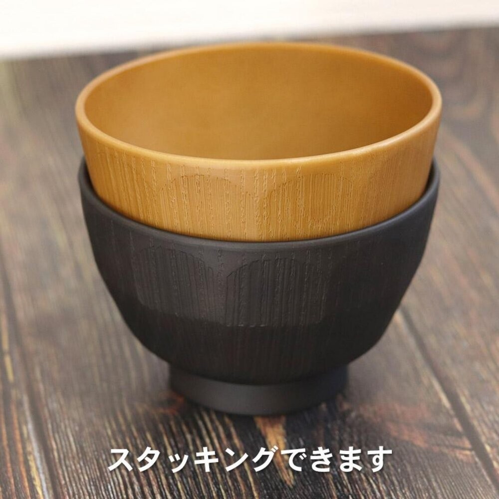 日本製 輕量防摔樹脂餐具碗 露營碗 | 耐熱140℃ 大地色系 飯碗 兒童餐具 湯碗 KAWAI 湯碗 日本進口-細節圖6