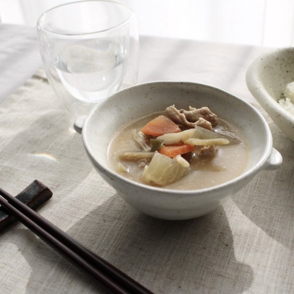 日本製 美濃燒 mimi雙耳甜點碗 陶瓷小碗 | 點心碗 優格碗 水果碗 湯碗 可微波 可洗碗機清洗 陶瓷碗 日本進口-細節圖2