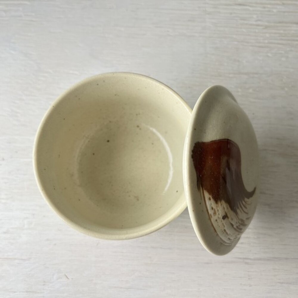 美濃燒 250ml 陶瓷茶碗蒸杯 職人窯燒附蓋蒸碗 和食器 日系手作感 茶碗蒸碗 蒸蛋碗 日本進口-細節圖4
