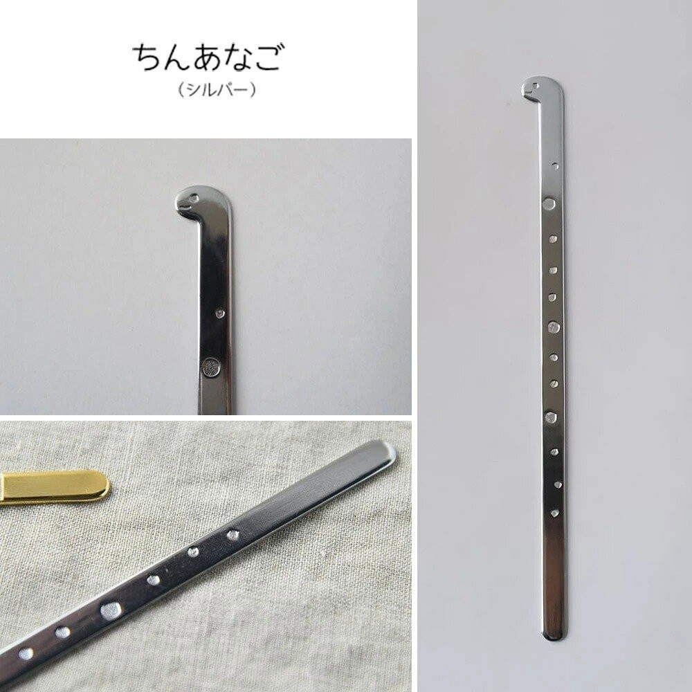 日本製 燕三條 花園鰻攪拌棒 18cm | 沖繩水族館 金色銀色 攪拌棒 飲料棒 高桑金屬 日本進口-細節圖10