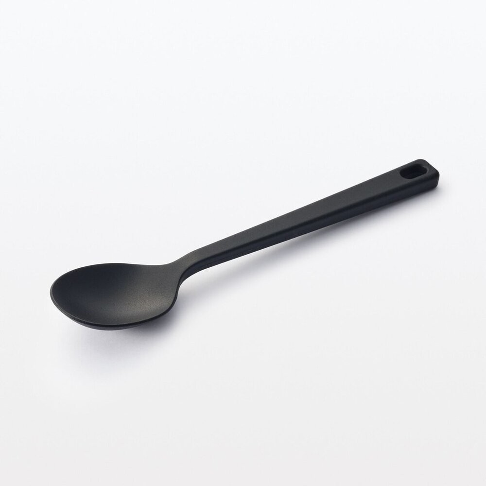 日本MUJI 無印良品 極簡風格 矽樹脂調理匙｜湯匙 耐熱 烹飪 盛菜 矽膠匙 大湯匙 餐具 日本進口-細節圖5