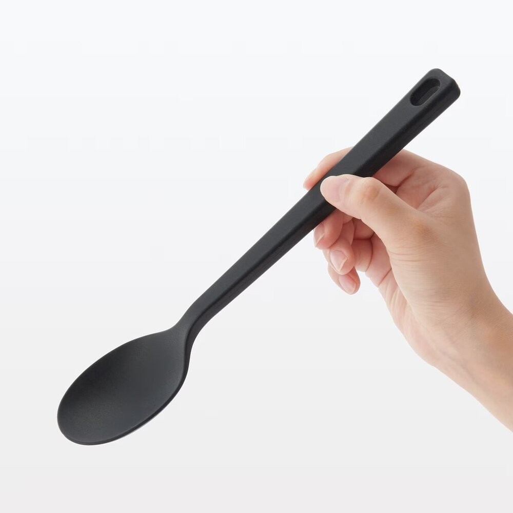 日本MUJI 無印良品 極簡風格 矽樹脂調理匙｜湯匙 耐熱 烹飪 盛菜 矽膠匙 大湯匙 餐具 日本進口-細節圖6