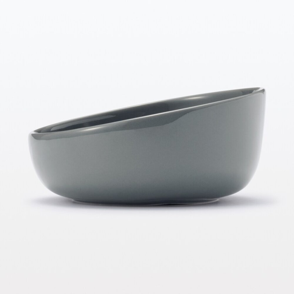 日本 MUJI 無印良品 寵物陶瓷碗 木架｜貓碗 狗碗 寵物碗架 斜口餵食碗 高腳碗 木質碗架 日本進口-細節圖7