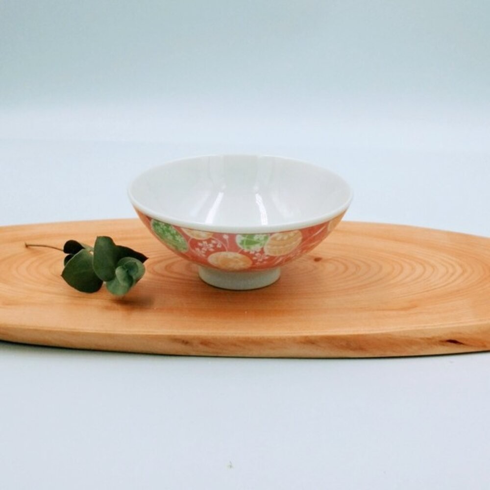 日本製 美濃燒 手毬櫻花飯碗｜日式陶瓷碗 陶瓷飯碗 瓷碗 和風餐具 昭和復古 微波可 洗碗機可 日本進口-規格圖6
