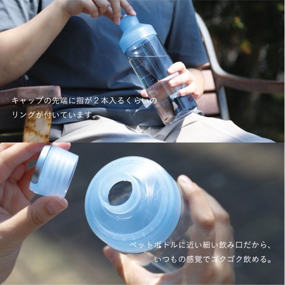日本CB JAPAN SANTECO LIMA 刻度運動水壺 兩種容量｜Tritan材質 輕量水壺 纖細瓶身 隨身水杯-細節圖4