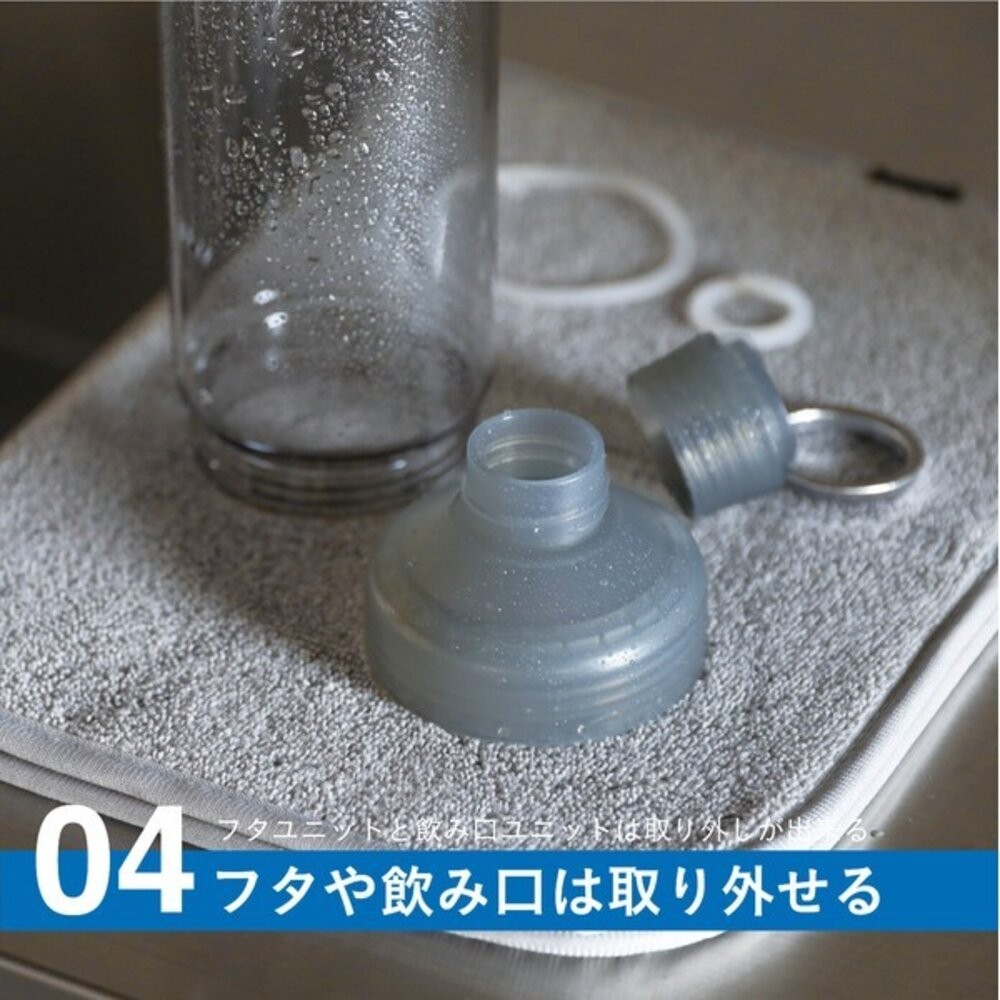 日本CB JAPAN SANTECO LIMA 刻度運動水壺 兩種容量｜Tritan材質 輕量水壺 纖細瓶身 隨身水杯-細節圖8