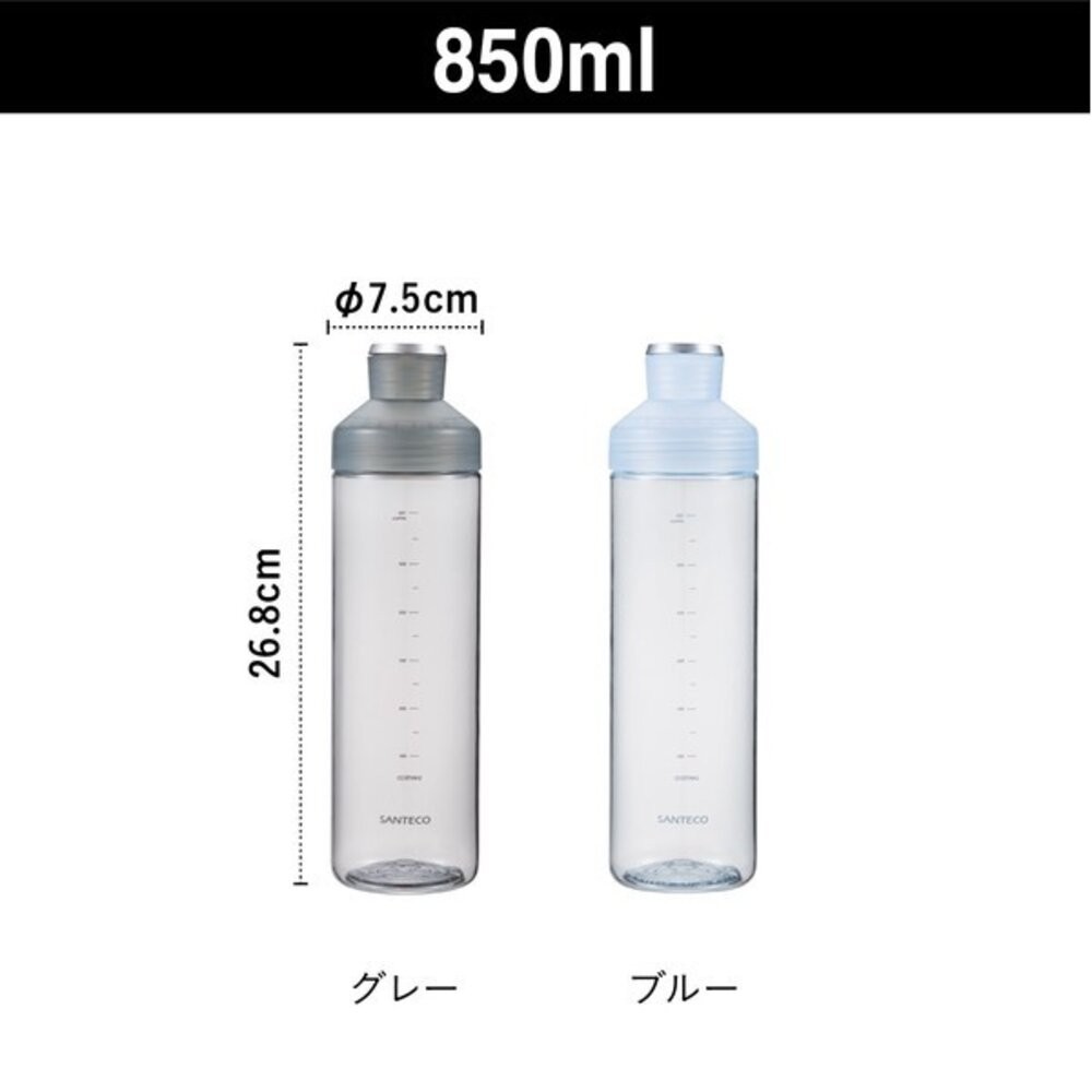 日本CB JAPAN SANTECO LIMA 刻度運動水壺 兩種容量｜Tritan材質 輕量水壺 纖細瓶身 隨身水杯-細節圖11