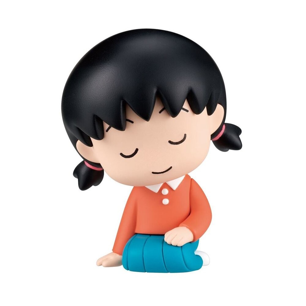 日本扭蛋 櫻桃小丸子倚肩公仔P2｜扭蛋 櫻桃小丸子 公仔 模型 辦公桌小物 T-ARTS 日本進口-規格圖9
