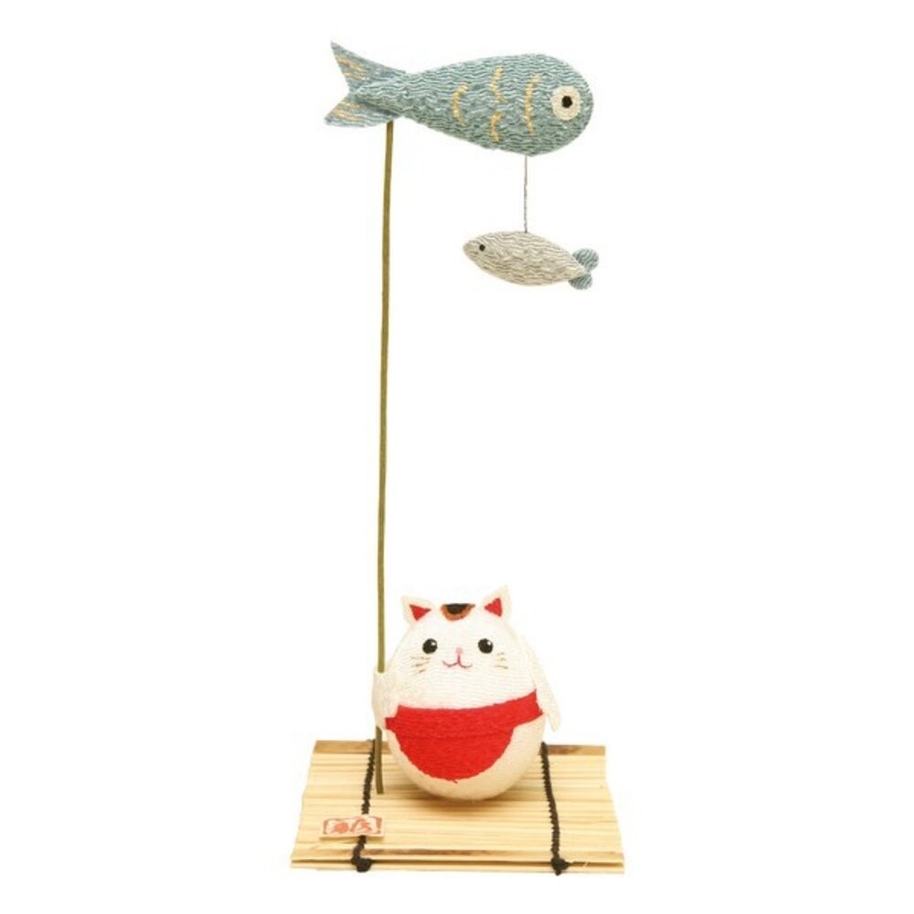 京都龍虎作 柔織好運擺飾 16.5cm｜貓頭鷹 兔子 貓咪 手作窯燒工藝 日系質感小物 居家 辦公裝飾 日本進口-規格圖6