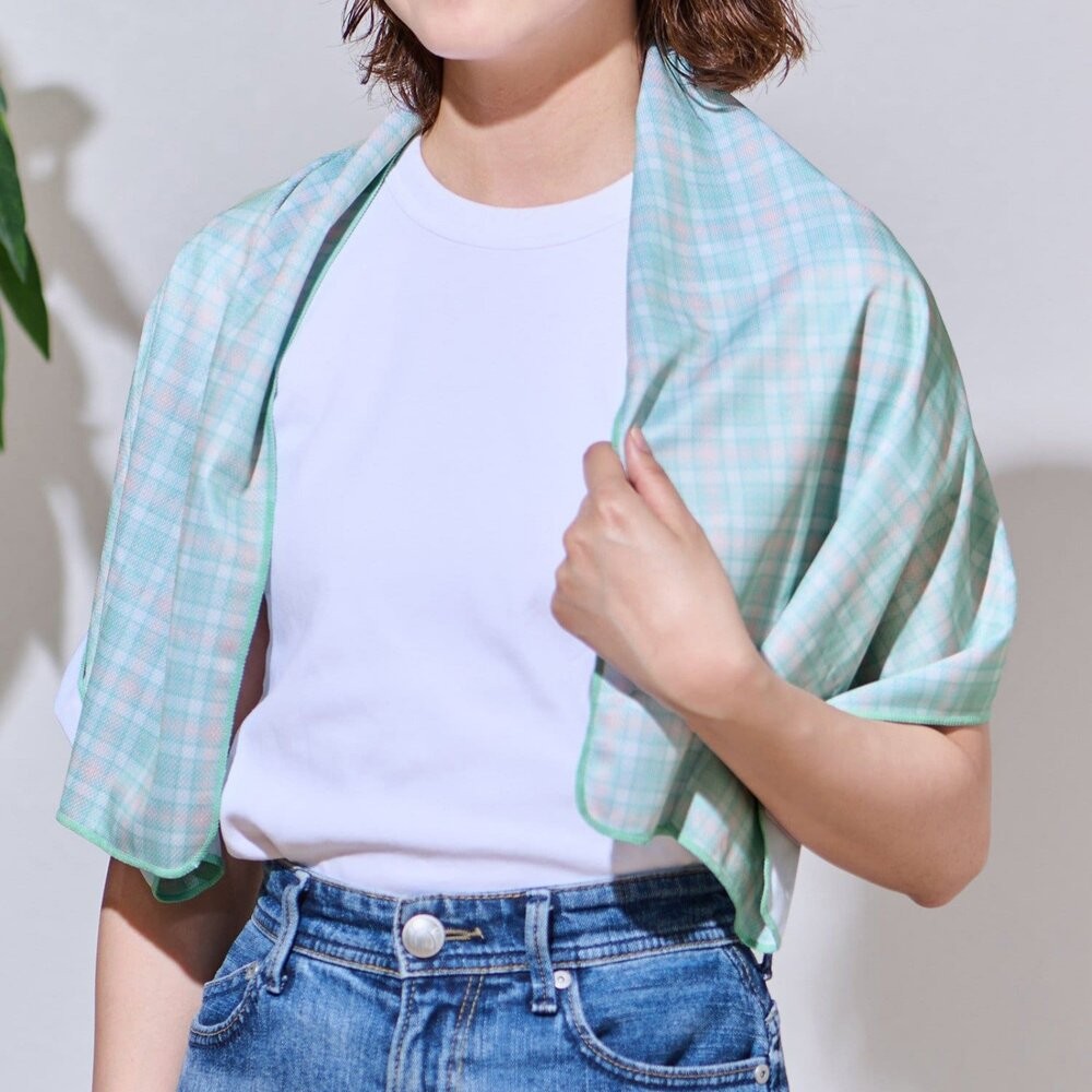 3COINS 瞬間清涼！涼感巾 40x100cm｜演唱會 市集 消暑神器 涼感毛巾 三色可選 夏日必備 日本進口-細節圖3