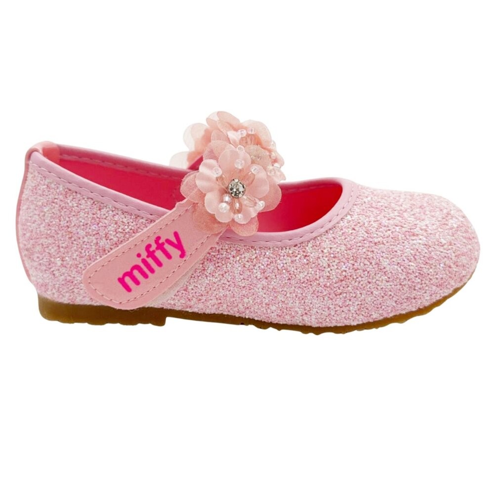 台灣製Miffy花花造型女童公主鞋-細節圖3