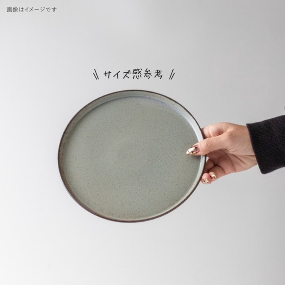 日本美濃燒 Bambi系列 餐盤  窯燒釉圓盤｜簡約設計 日系點心盤 平盤 早午餐盤 日本進口-細節圖5