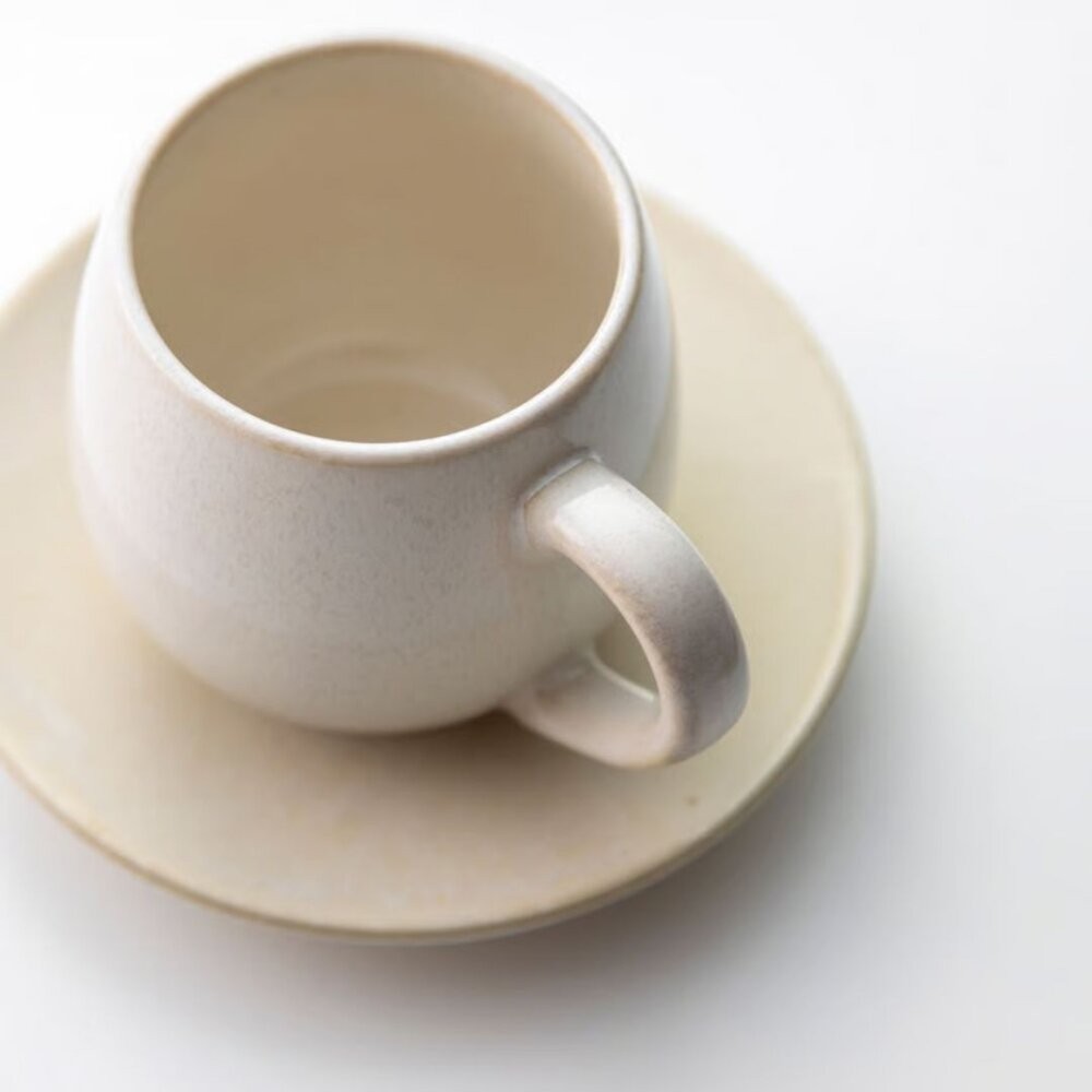 日本製 市原製陶美濃燒 咖啡杯｜馬克杯 拿鐵杯 茶杯 圓胖杯 ins奶油風 日本進口-細節圖4