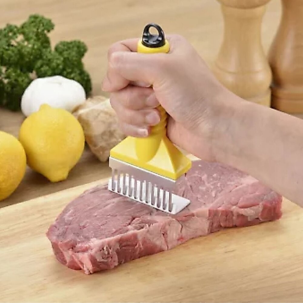 日本製下村工業 肉品斷筋器 鬆肉神器 肉品斷筋｜鎚肉器 鬆肉 專業斷筋 牛排斷筋器 切斷肉筋 廚房小物 日本進口-細節圖7