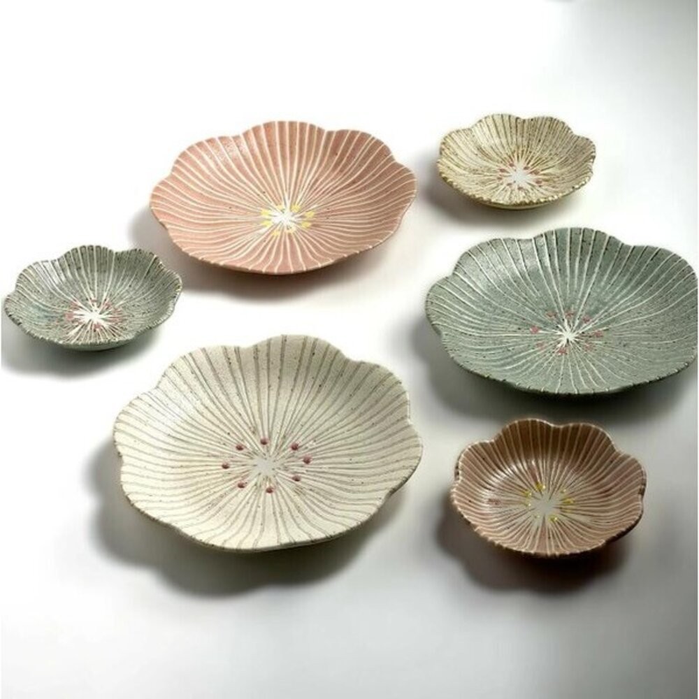 日本製 美濃燒 日系花瓣 16.5cm 職人窯燒質感餐盤 | 點心盤 甜點盤 壽司碟 日本廚房小物 盤子 日本進口-細節圖8