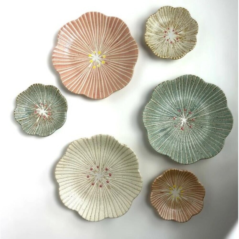 日本製 美濃燒 日系花瓣 16.5cm 職人窯燒質感餐盤 | 點心盤 甜點盤 壽司碟 日本廚房小物 盤子 日本進口-細節圖9