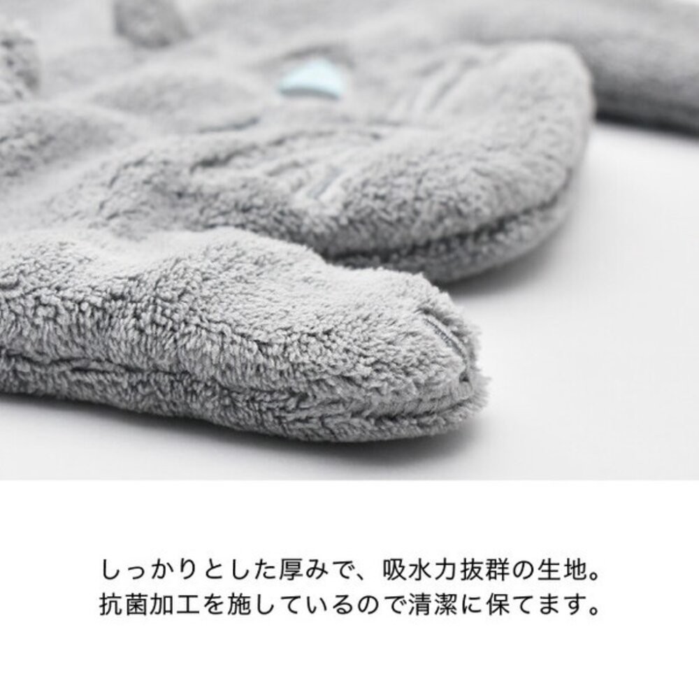 日本 Sopii 動物造型速乾吸水髮帶 貓咪 熊 可愛刺繡｜洗臉髮帶 髮帶寬版 髮帶洗臉 洗臉巾 包頭巾 日本進口-細節圖7
