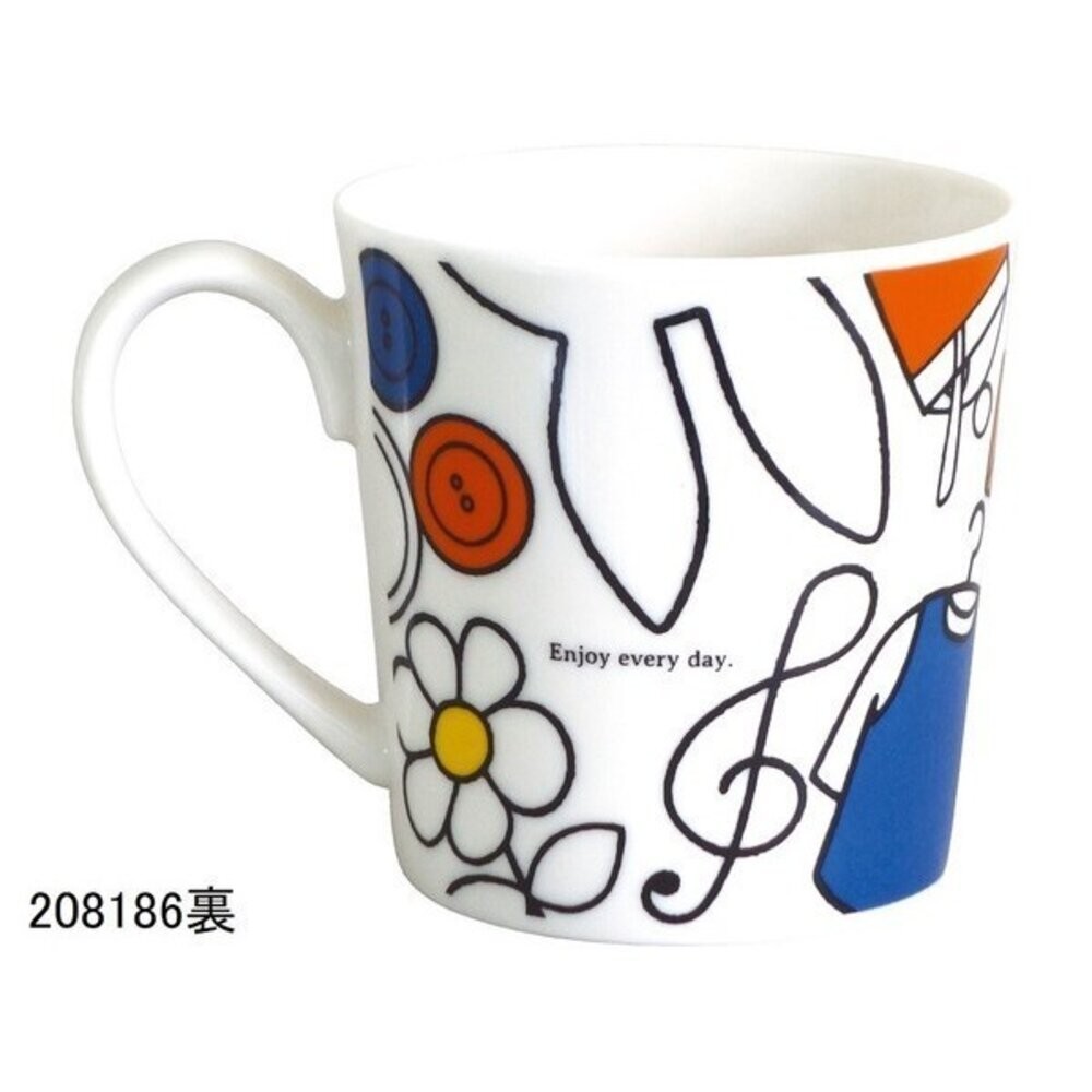 日本製 Miffy 米飛兔 限定款陶瓷馬克杯 350ml｜金正陶器 可愛馬克杯 附紙盒 馬克杯禮盒 日本進口-細節圖8