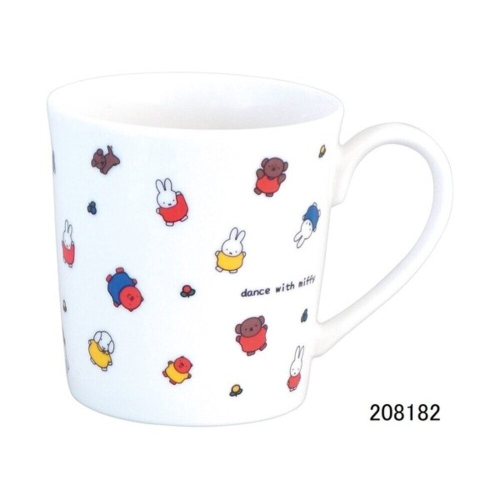日本製 Miffy 米飛兔 限定款陶瓷馬克杯 350ml｜金正陶器 可愛馬克杯 附紙盒 馬克杯禮盒 日本進口-規格圖8