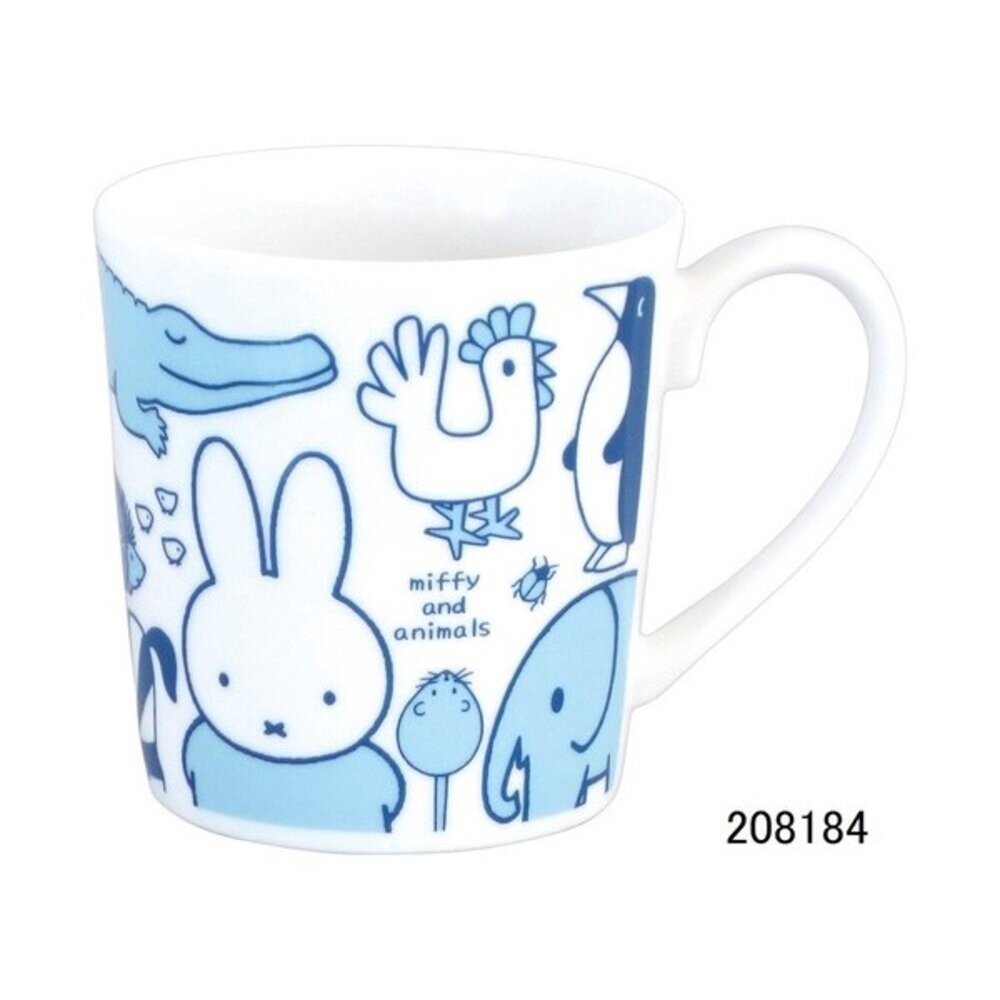 日本製 Miffy 米飛兔 限定款陶瓷馬克杯 350ml｜金正陶器 可愛馬克杯 附紙盒 馬克杯禮盒 日本進口-規格圖8
