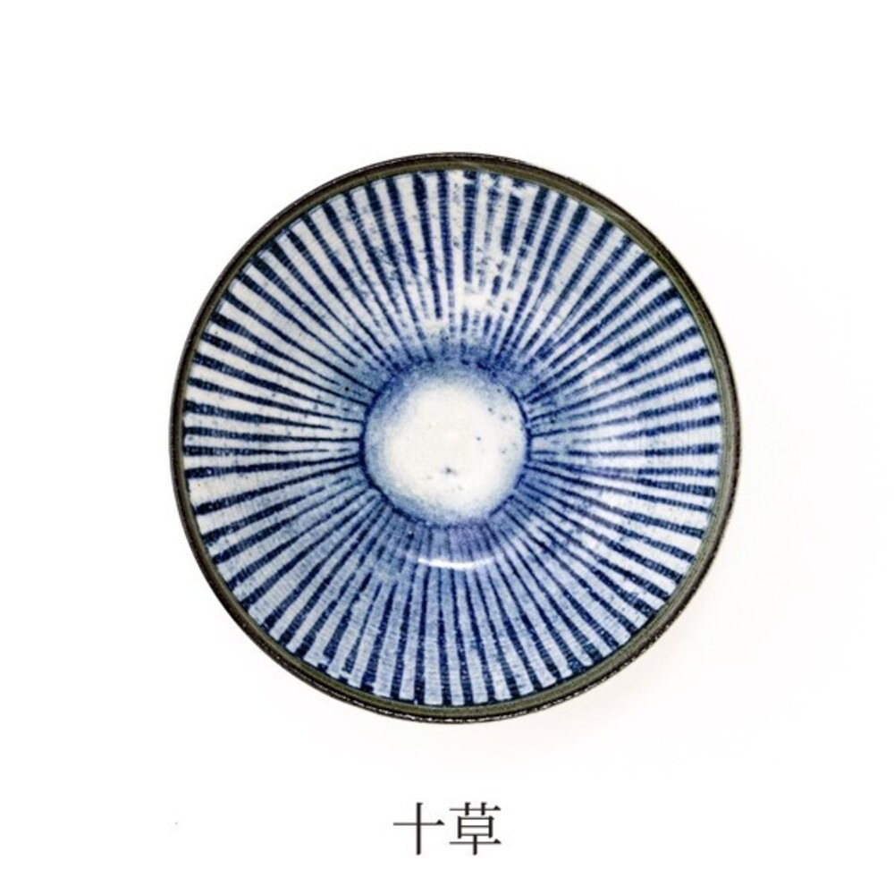 日本製 美濃燒 海鳴藍繪手繪紋 17cm餐碗 餐盤｜陶瓷碗 陶瓷盤 淺碗 日本進口-規格圖11