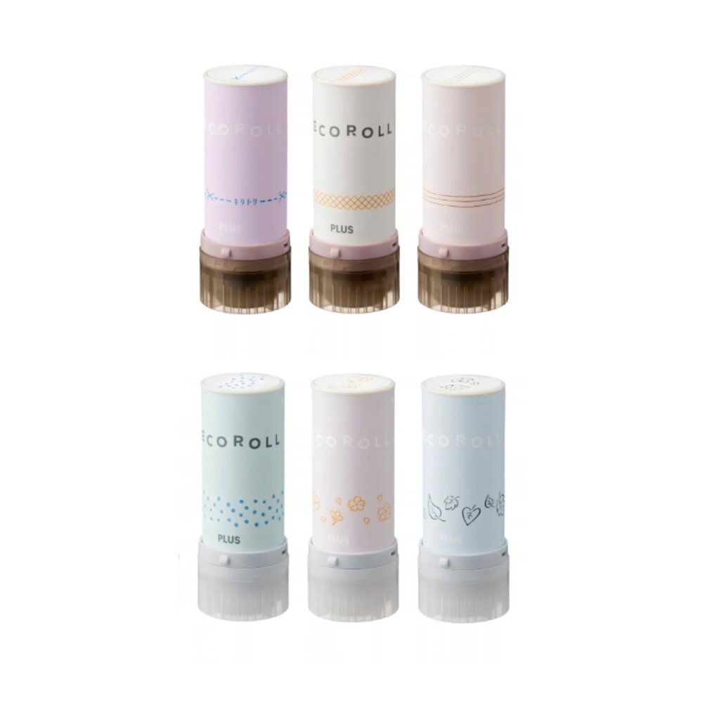 日本 PLUS 滾輪裝飾印章 5mm/11mm｜手帳印章 滾輪章 花邊印章 手帳文具 日本進口-細節圖2