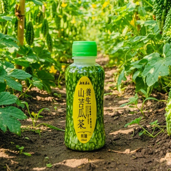 新光農場 無糖山苦瓜茶 養生 320ml/罐 24罐/箱 山苦瓜 天然嚴選-規格圖5