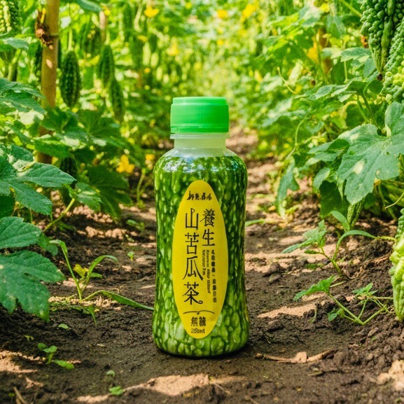新光農場 無糖山苦瓜茶 養生 320ml/罐 24罐/箱 山苦瓜 天然嚴選-規格圖5