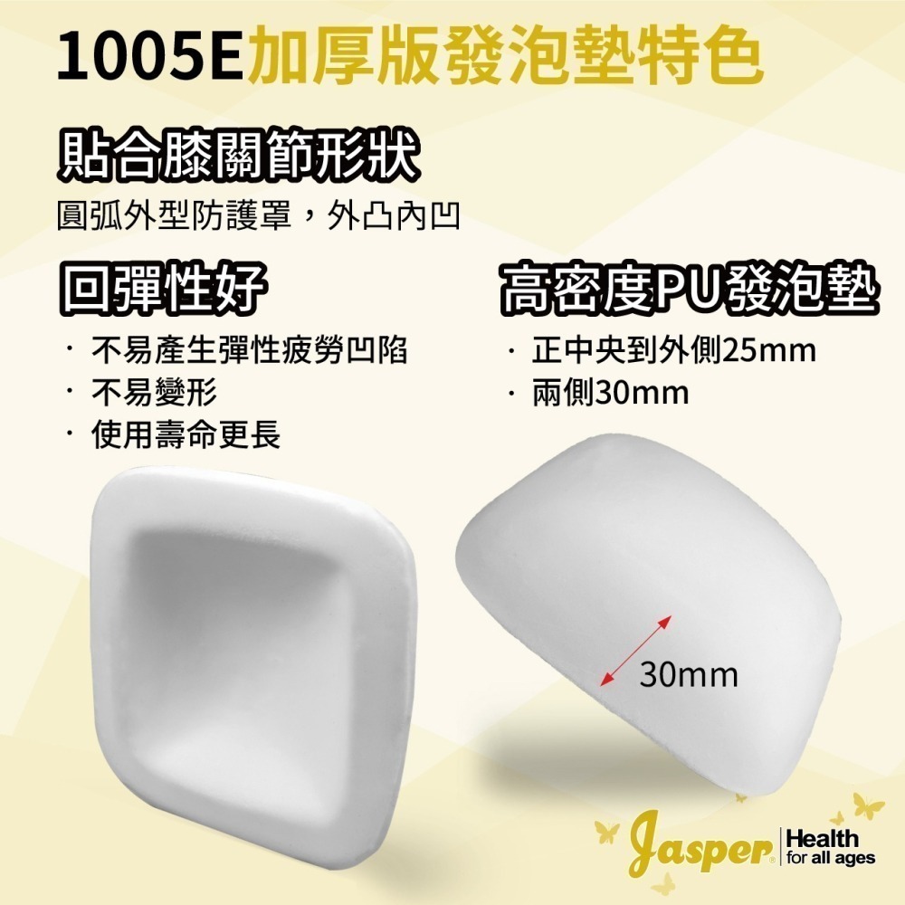 排球護膝 防撞護膝 護膝 超厚襯墊3cm 跪地護膝 巧固球 (深黑色 深藍色 白色)1005D 1005E-細節圖3