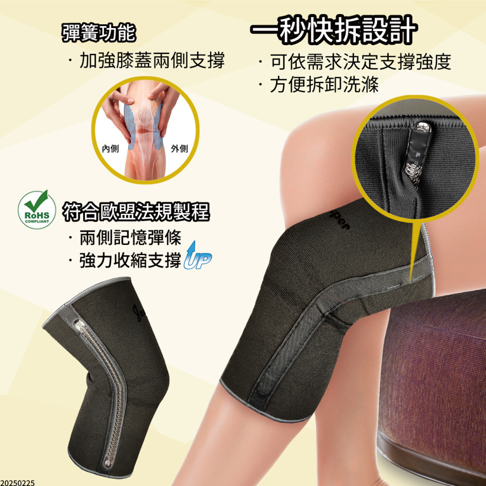 【Jasper大來護具】護膝 護膝套 竹炭護膝 彈簧護膝 竹炭纖維 工作護膝 運動護膝 護具 BC005J-細節圖3