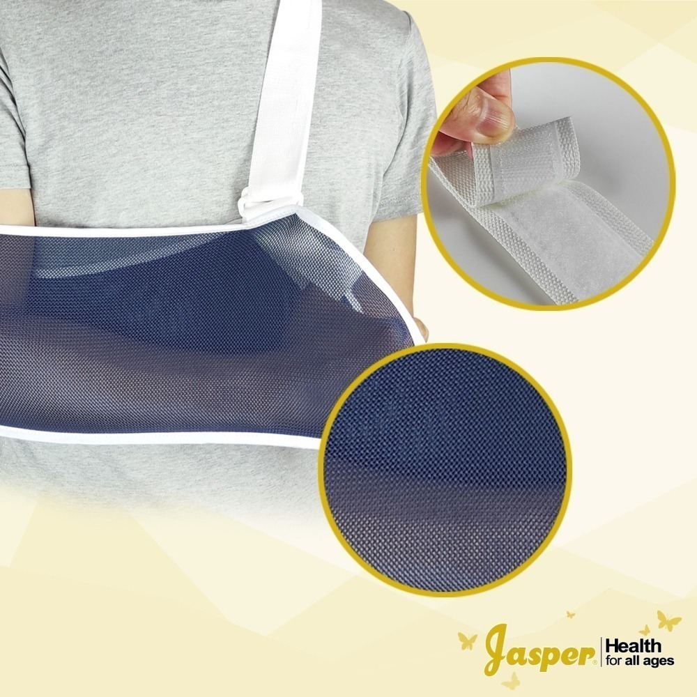 【大來護具】手臂吊帶 三角巾 骨折吊帶 骨折護具【開發票】透氣醫用三角巾 骨折包紮 手臂固定吊帶 吊臂帶 JAS-PAS-細節圖4