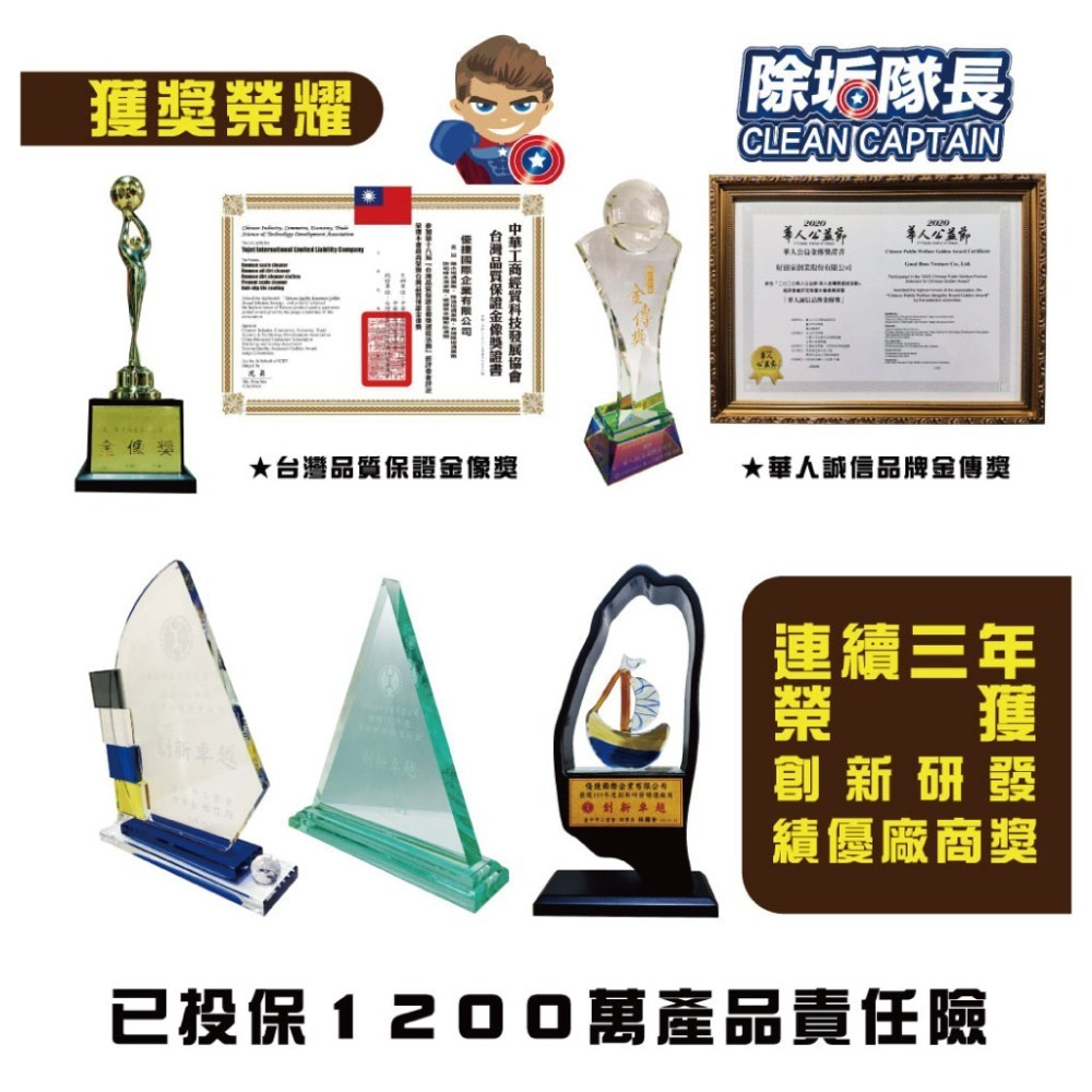 《除垢隊長》除鏽垢強效清潔劑  專業泡沫款 250~4000g 台灣製造 除鐵鏽 黃鏽 黑漬 氧化物 磁磚鏽漬-細節圖8