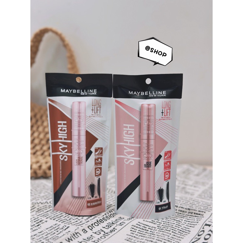 『現貨代購』🔆 MAYBELLINE媚比琳 飛天翹防水睫毛膏-黑色/暖棕/睫毛底膏/黯夜黑（台灣公司貨）-細節圖4