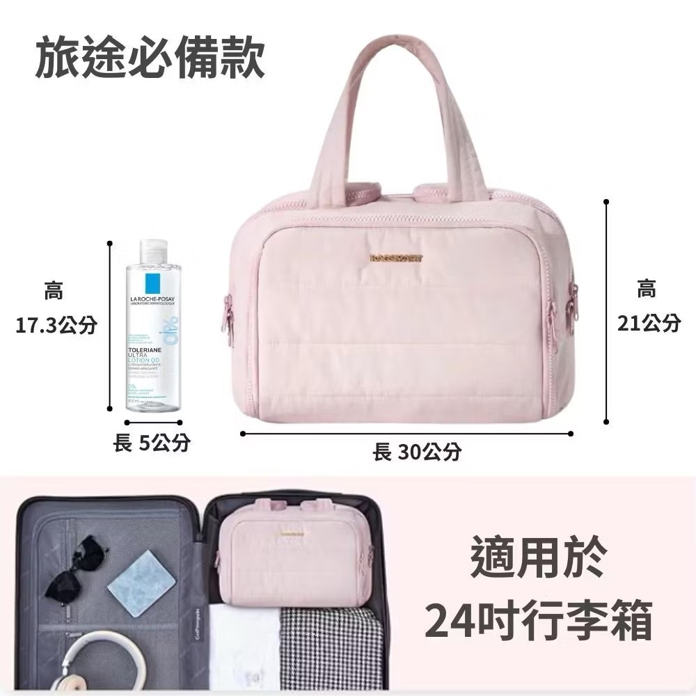 『現貨代購』🔆把美國 Bagsmart 多功能防水手提袋 輕量手提收納包 化妝包 媽媽包  旅行媽媽包 運動包 盥洗包-細節圖7