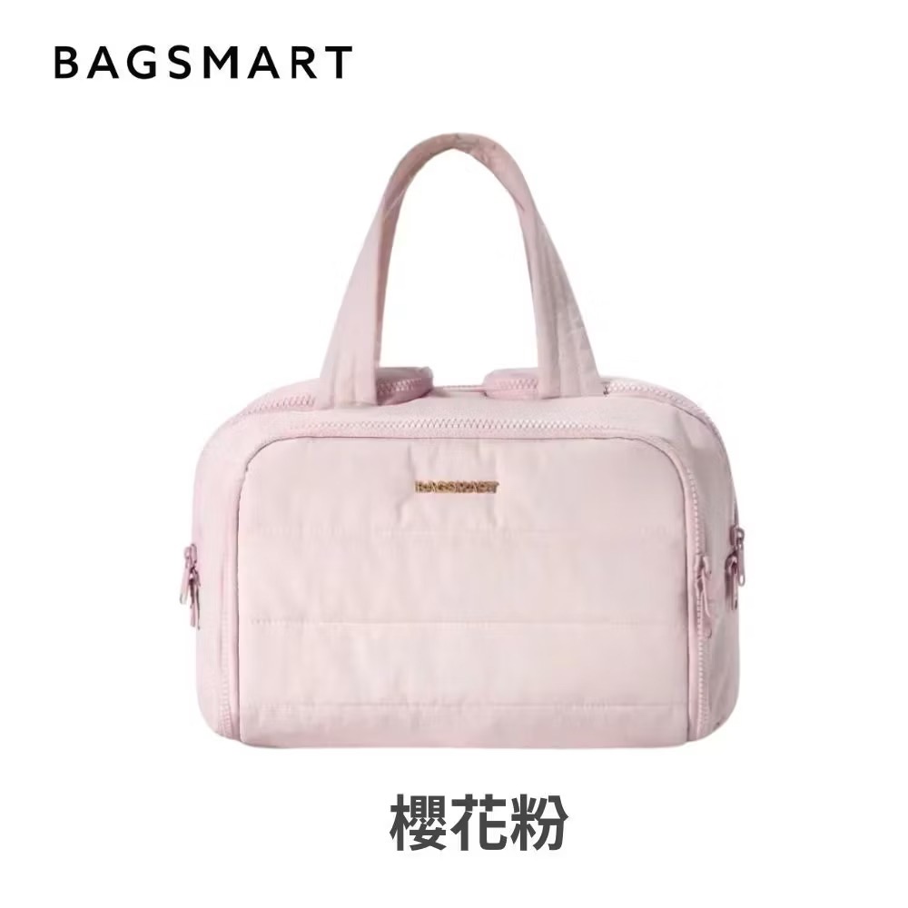 『現貨代購』🔆把美國 Bagsmart 多功能防水手提袋 輕量手提收納包 化妝包 媽媽包  旅行媽媽包 運動包 盥洗包-規格圖9