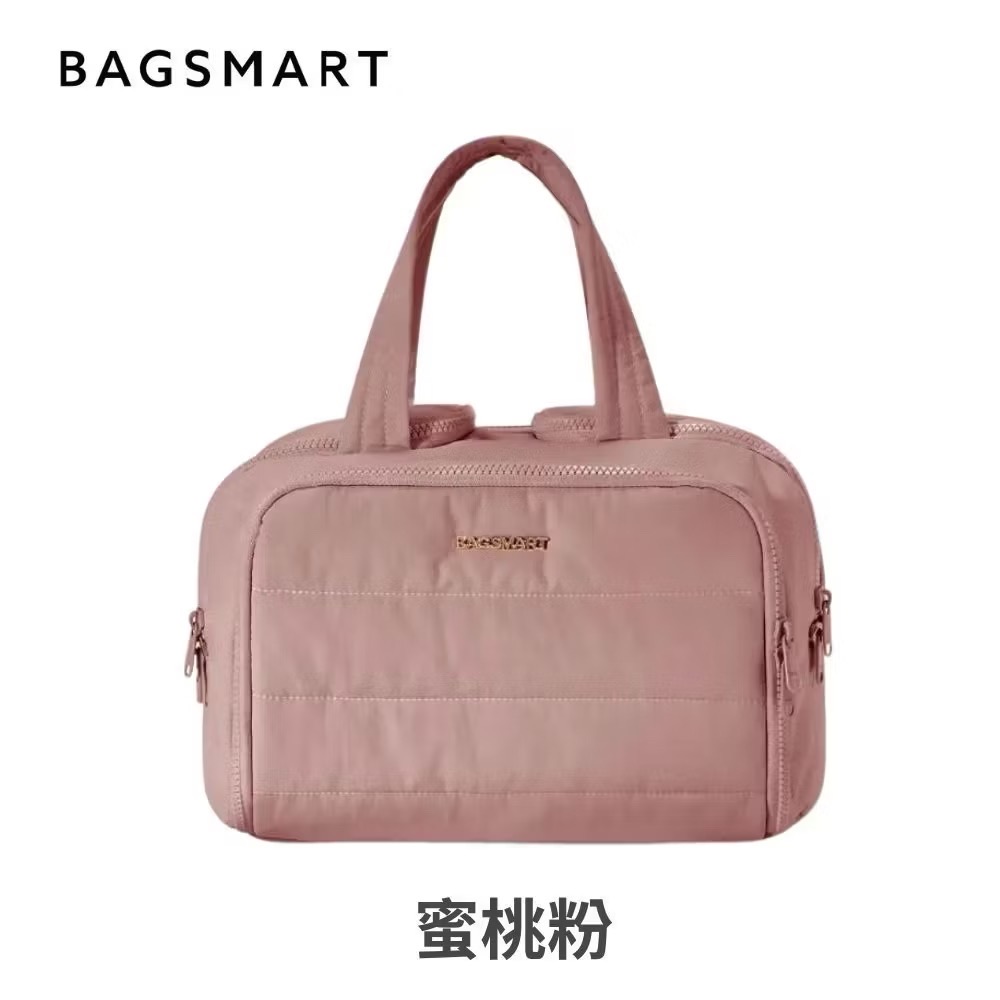 『現貨代購』🔆把美國 Bagsmart 多功能防水手提袋 輕量手提收納包 化妝包 媽媽包  旅行媽媽包 運動包 盥洗包-規格圖9