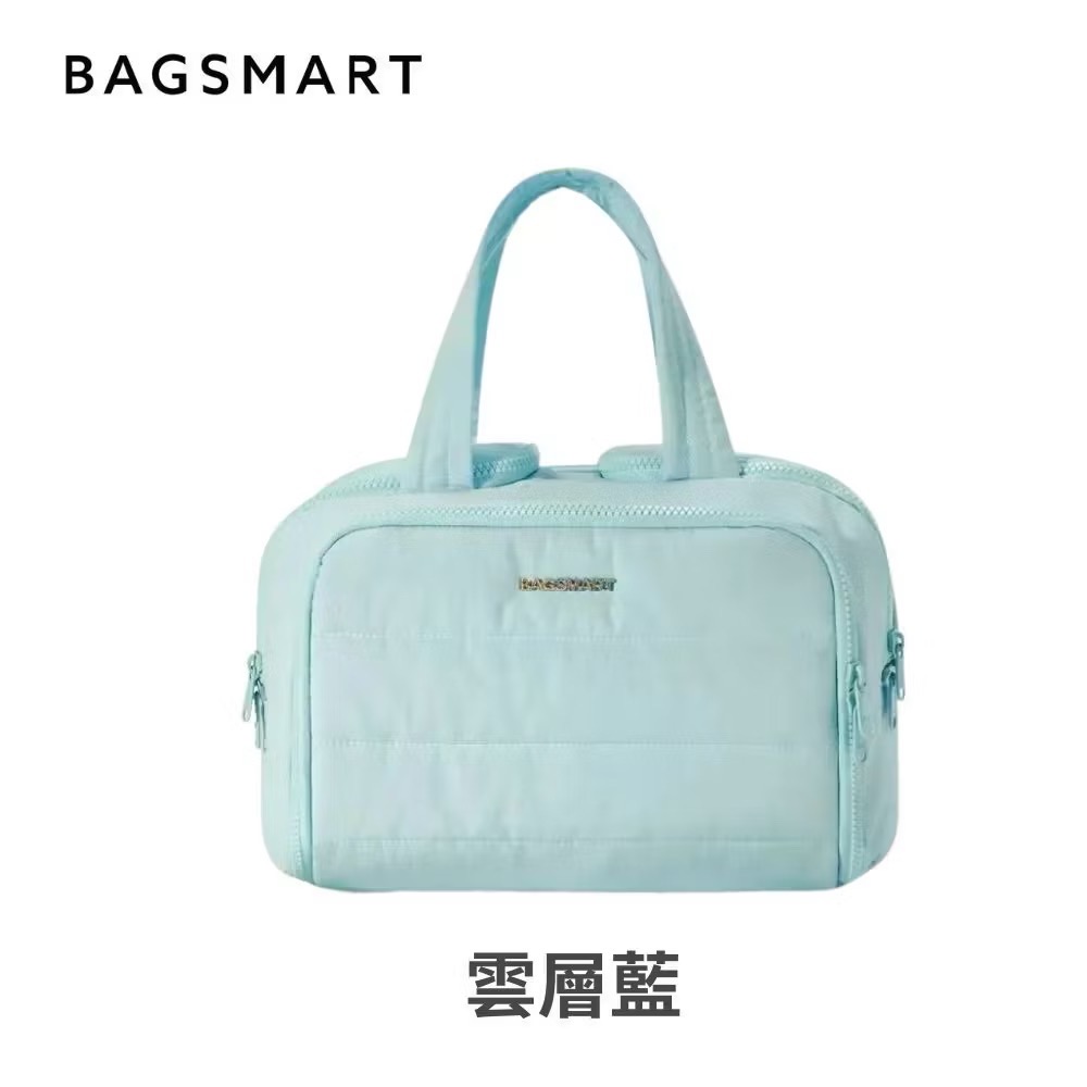 『現貨代購』🔆把美國 Bagsmart 多功能防水手提袋 輕量手提收納包 化妝包 媽媽包  旅行媽媽包 運動包 盥洗包-規格圖9
